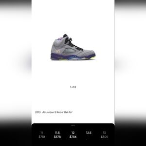 Jordan 5 BEL AIR OG Everything